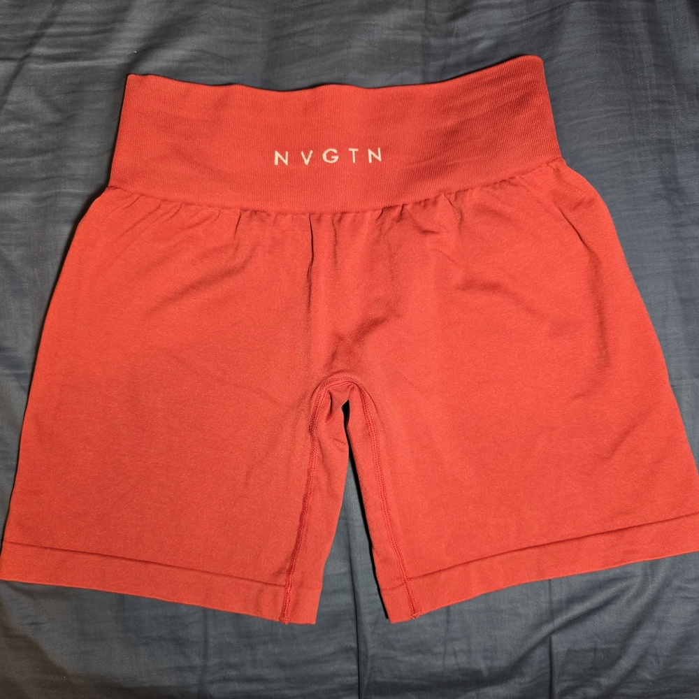 NVGTN Women's Vibrant Red Bike Shorts